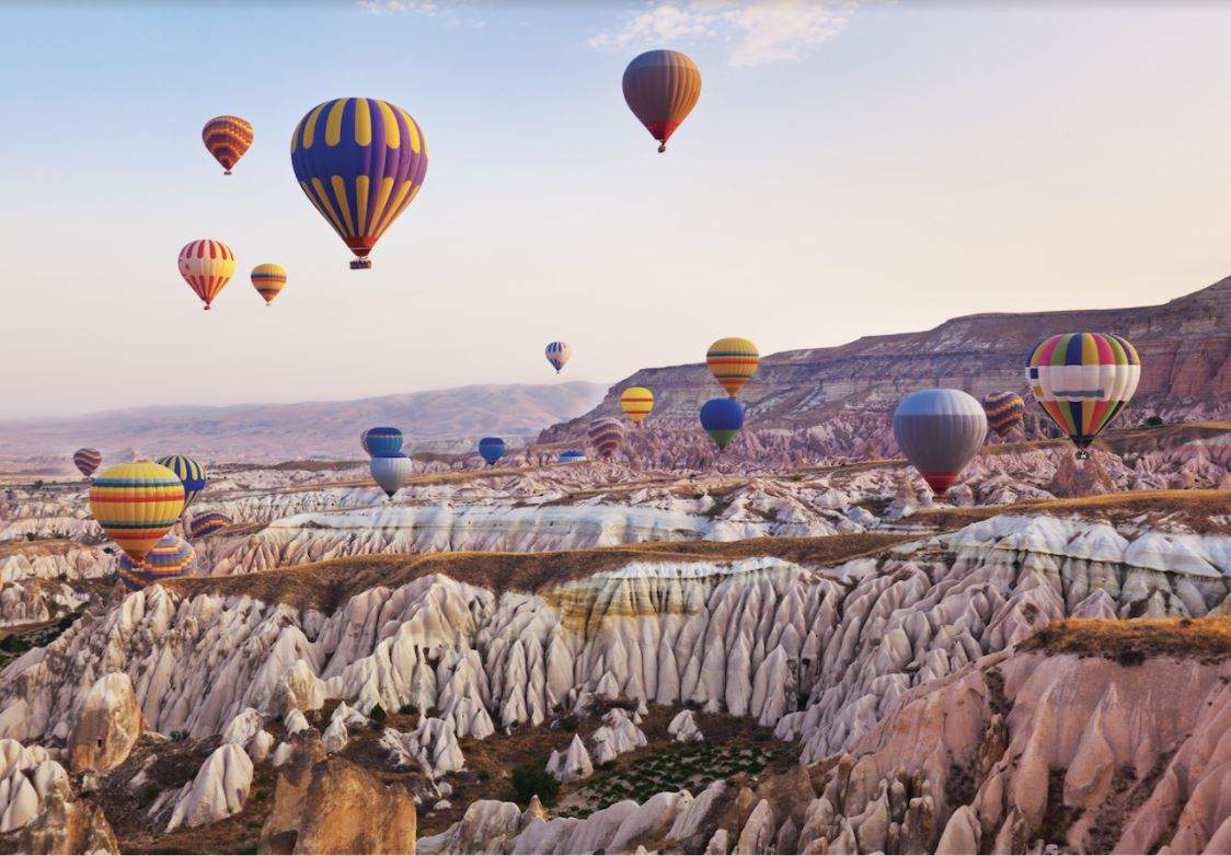 Hot-Air Balloon, Cappadocia, Turkey