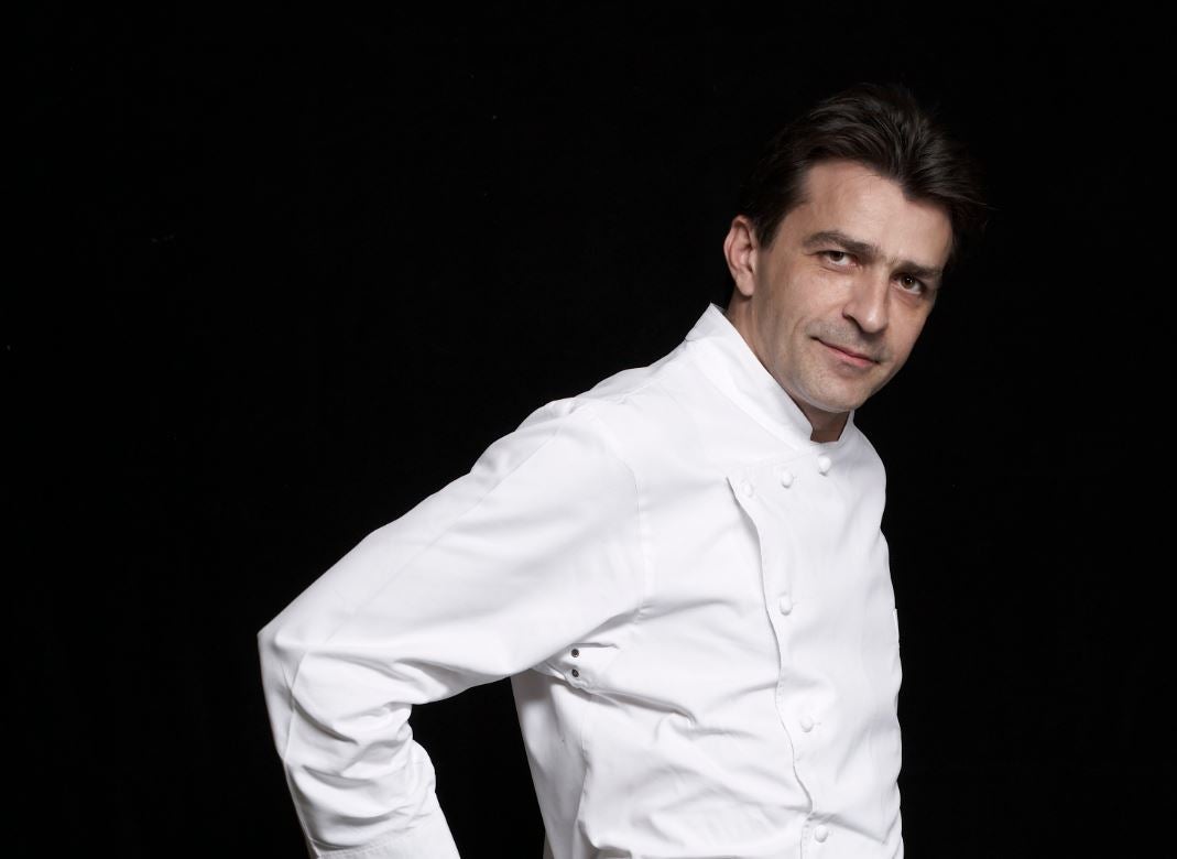Yannick Alléno in chef whites