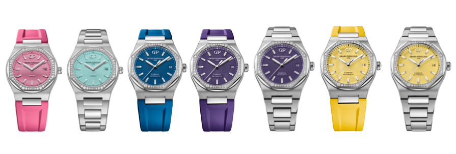 Girard-Perregaux Adds to its Laureato Collection with Five Colorful Timepieces