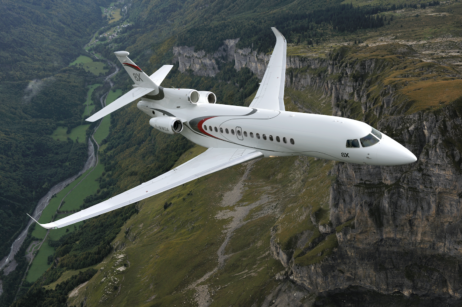 dassault falcon 8X long range private jet