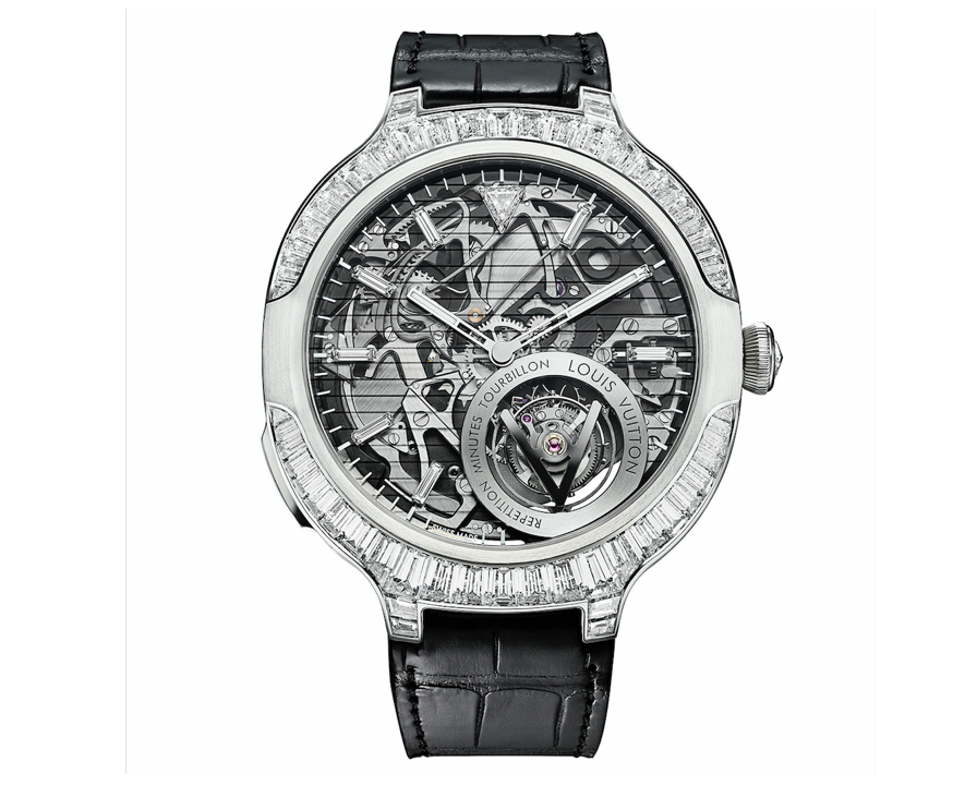 Louis Vuitton wristwatch is aimed at the world traveler