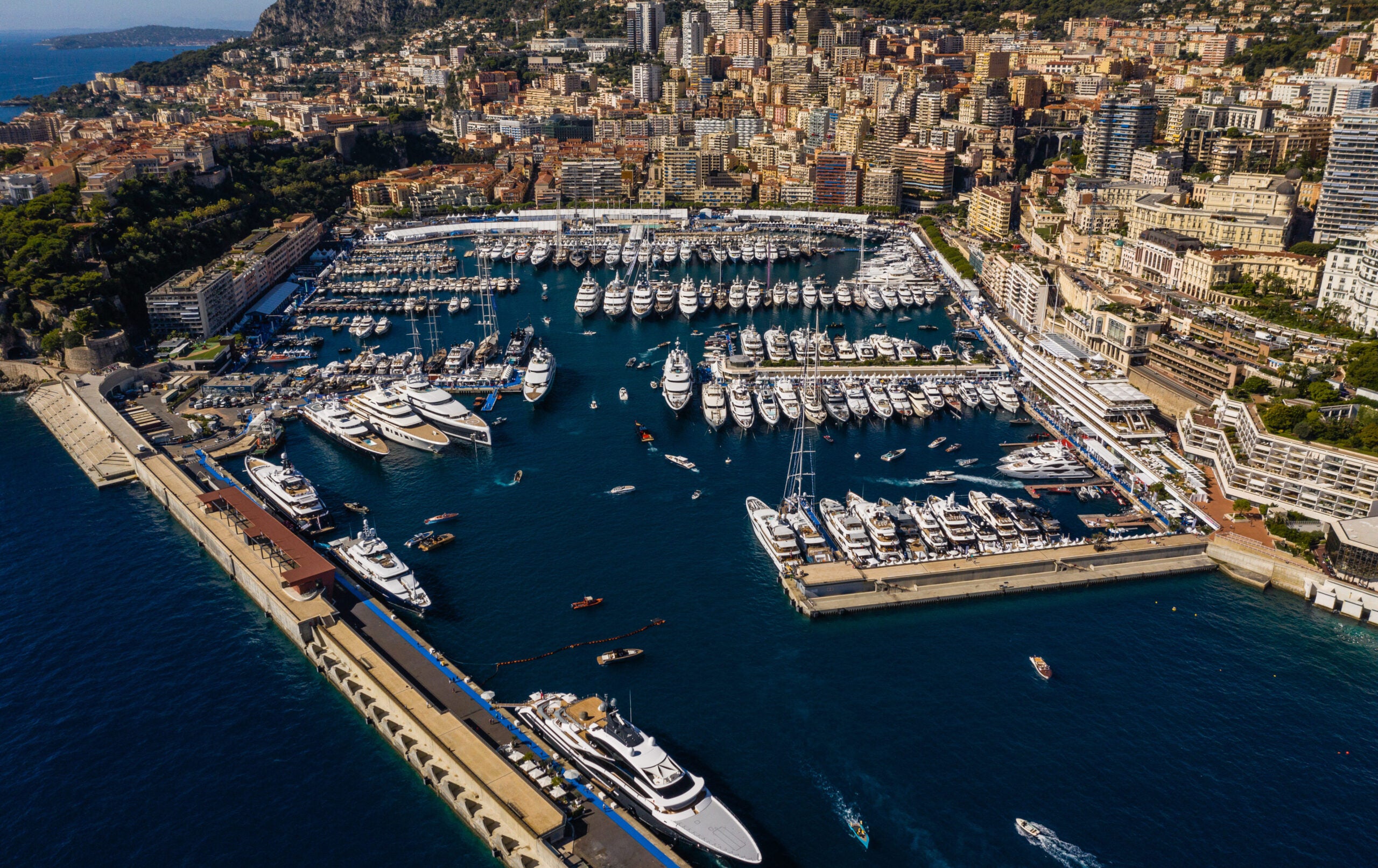 monaco yacht show entrance