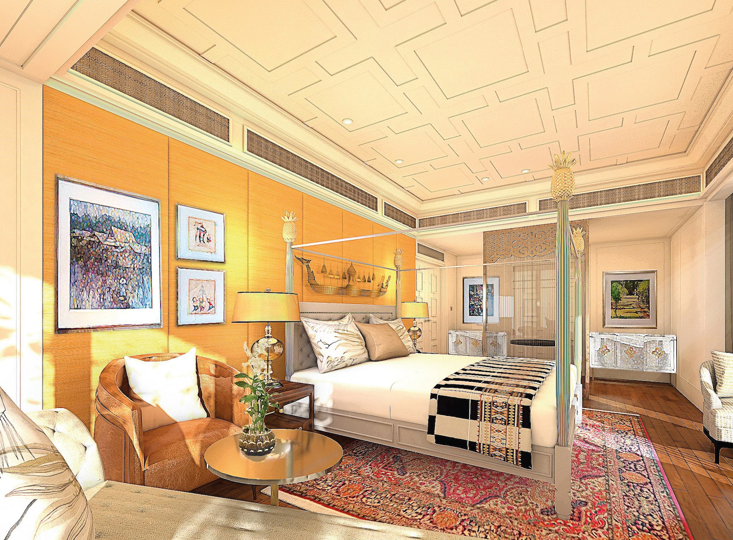 Oriental Two-bedroom Suite, Mandarin Oriental Bangkok