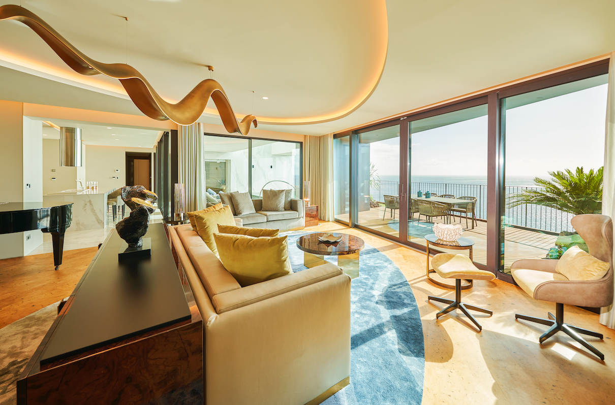 Inside the New Savoy Palace Hotel in Madeira