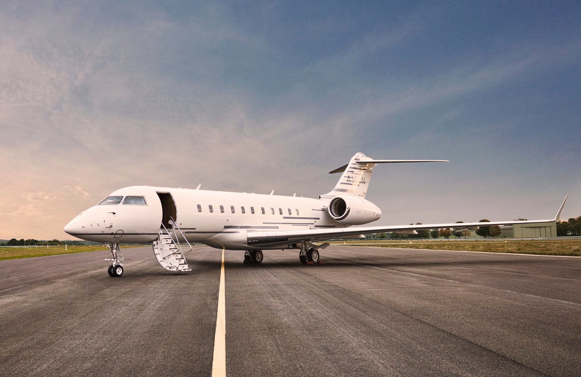 private jet exterior