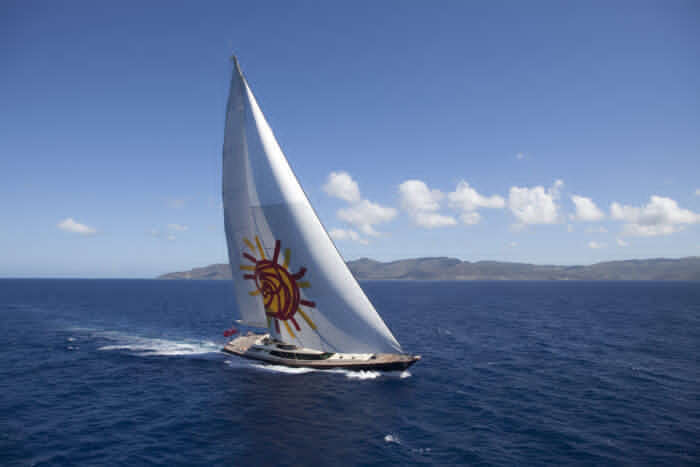 Tiara yacht spends summers in the Mediterranean 