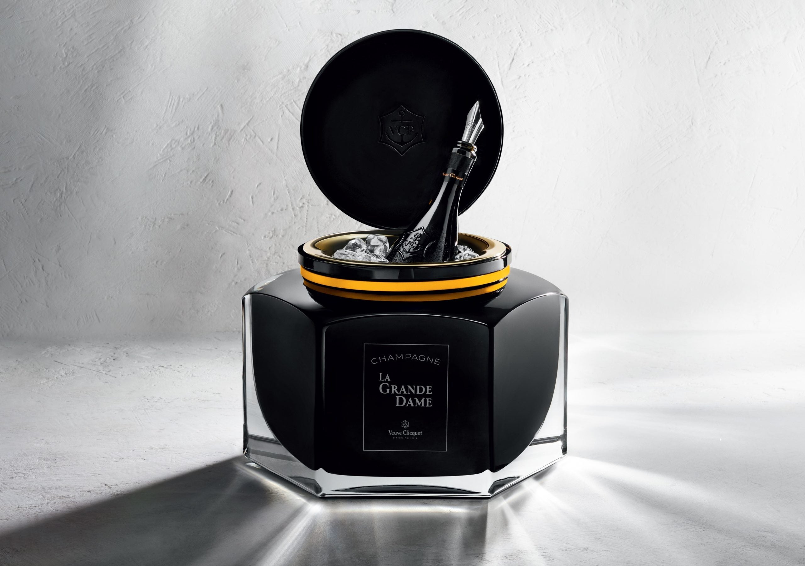 The Veuve Clicquot Champagne Bucket Designed by Baccarat