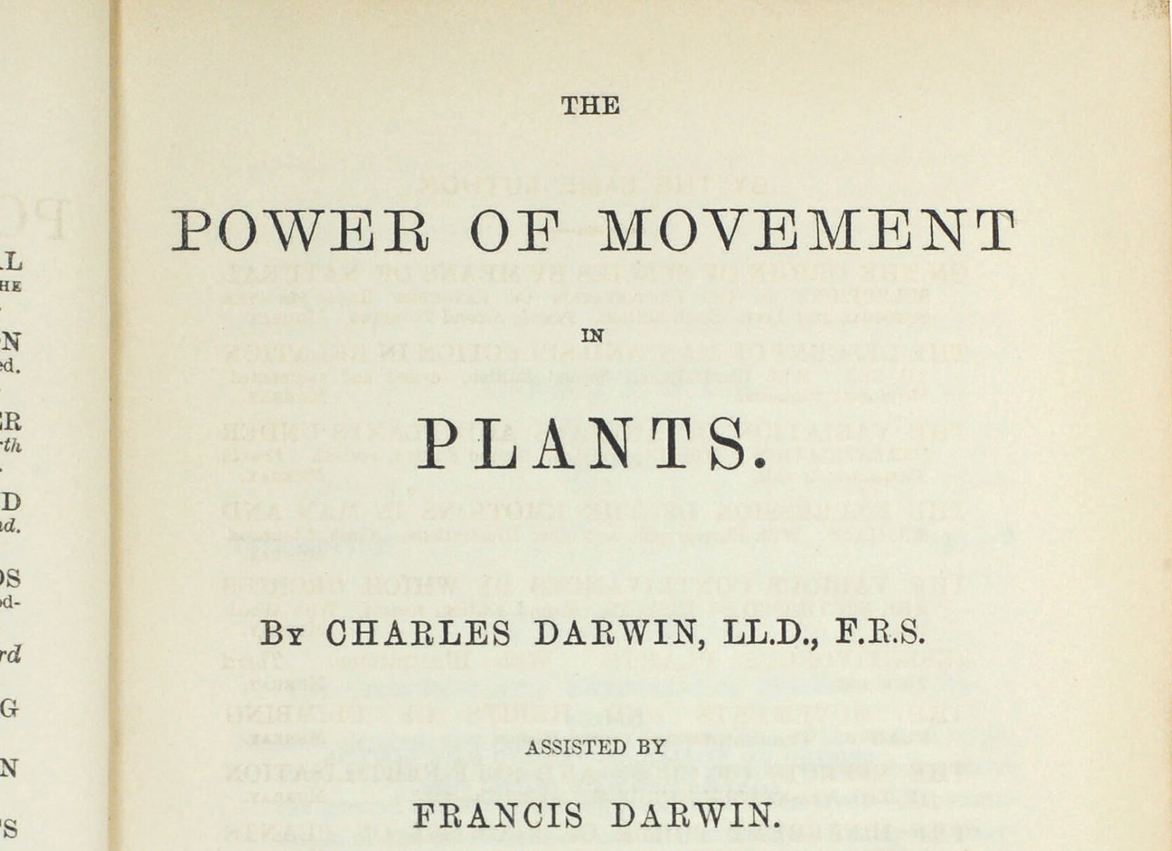 the power of movement plants charles darwin