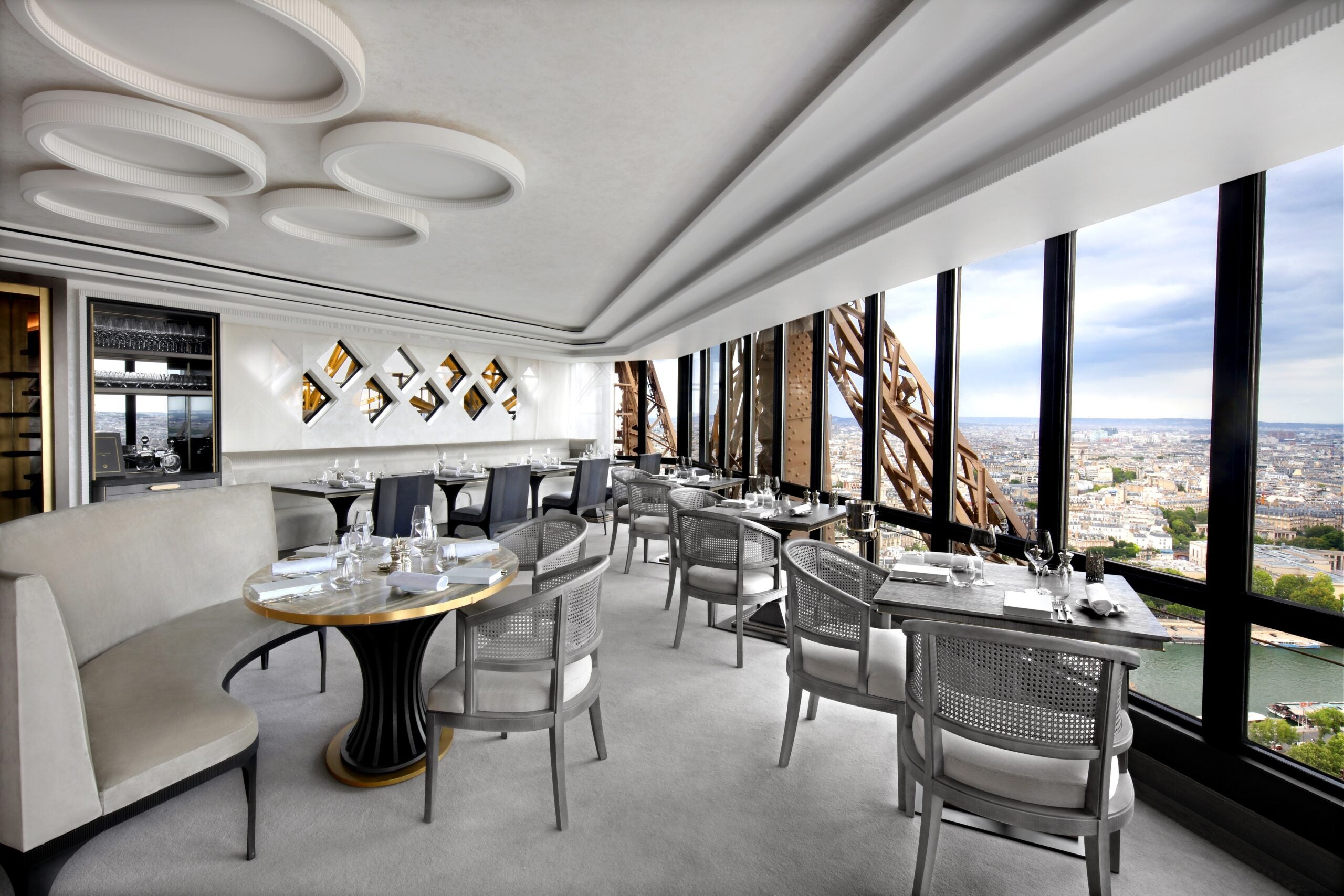 Inside the Eiffel Tower's Newly Redesigned Jules Verne Restaurant