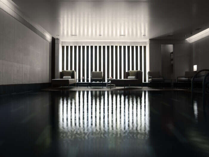 Aman Spa swimming pool at The Connaught