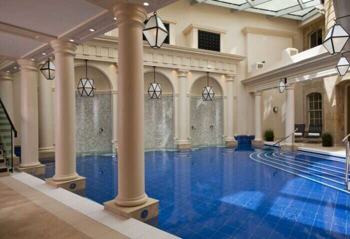 The Gainsborough spa hotel UK swimming pool
