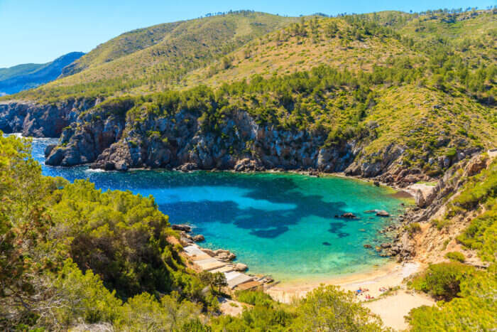 Cala d’en Serra beach Ibiza