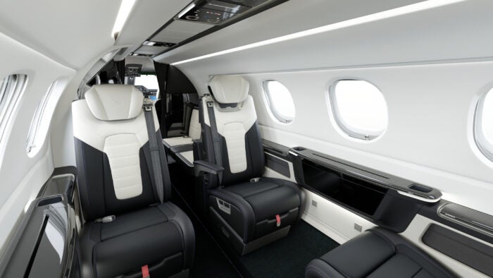 Phenom 300E jet interior