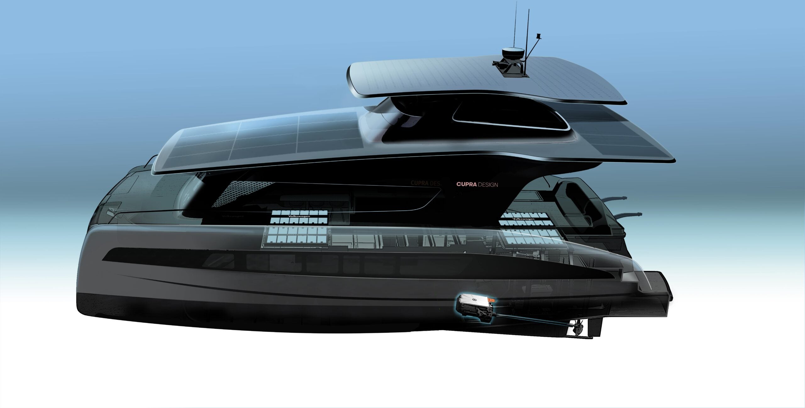 Electric yacht