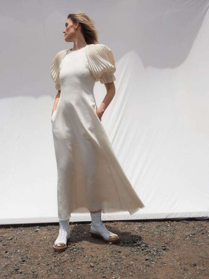 Gabriela Hearst White Puga Dress
