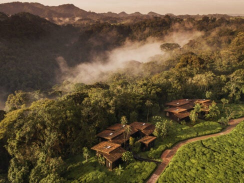 one&only Nyungwe House rwanda from above