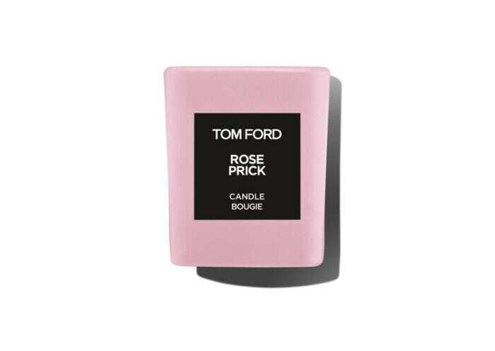 tom ford rose prick scented candle