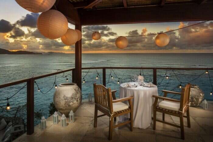 great house private dining necker island