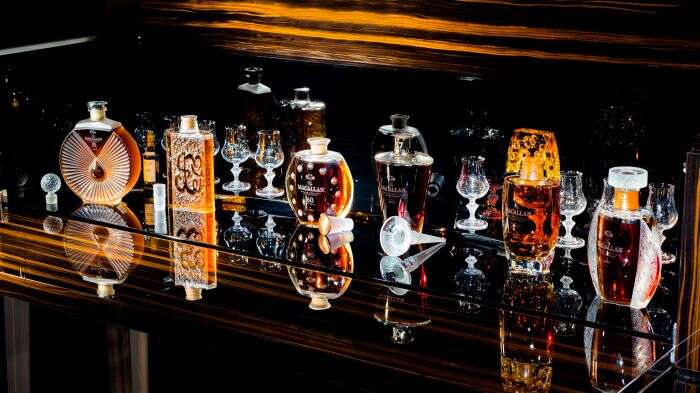 Lalique Macallan collection - one of the most expensive whisky collections sold at auction 