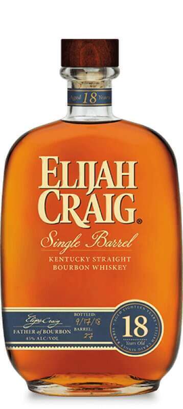 elijah craig single barrel american whiskey