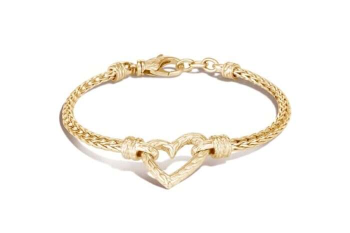 john hardy mad love heart chain bracelet