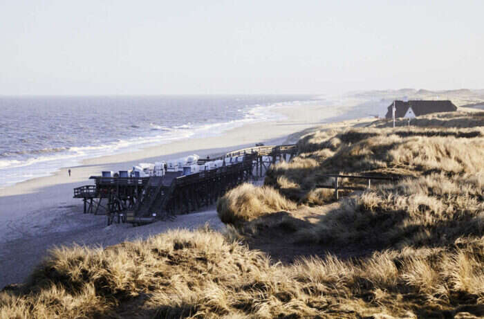 A beach in Sylt, Germany 