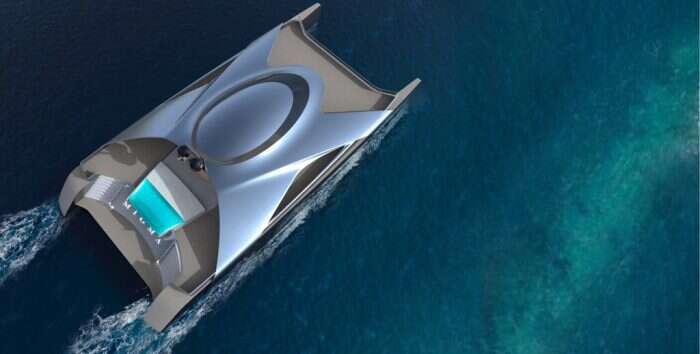 catamaran superyacht concept