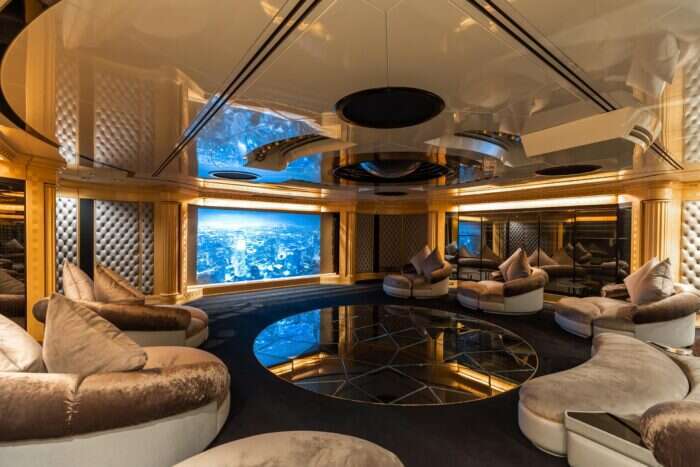 yacht onboard cinema