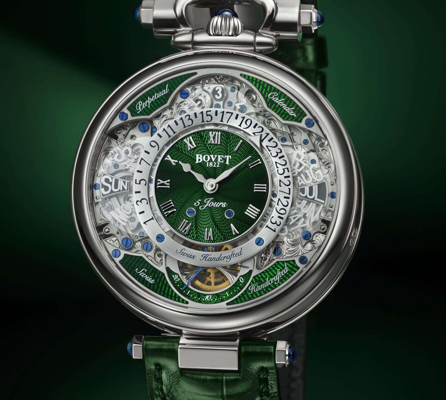 Spring Hues: Blue and Green Watches for Men