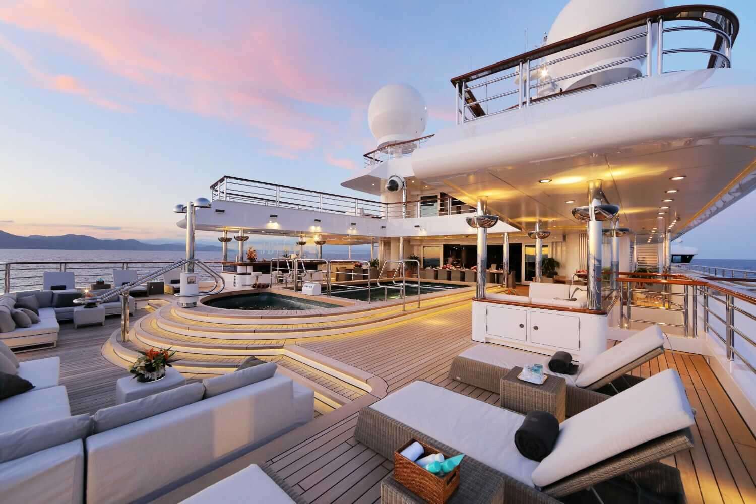 what does it cost to charter a mega yacht