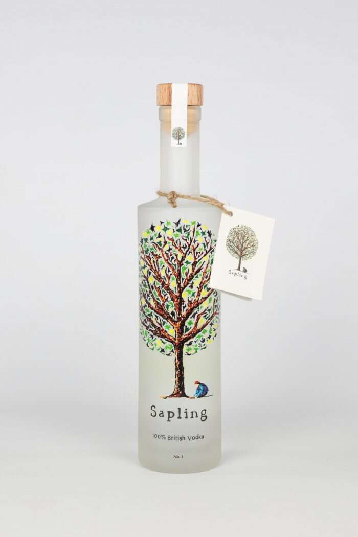 sapling spirits bottle