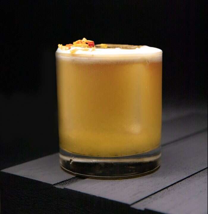 mezcal molly cocktail