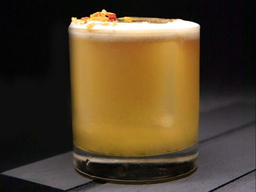 mezcal molly cocktail
