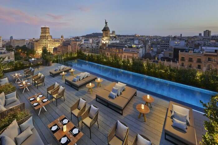 Rooftop Bar and Pool at Mandarin Oriental Barcelona - Spain's Hidden Gems