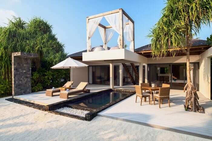 Mövenpick Resort Kuredhivaru Maldives 3 bedroom villa with plunge pool