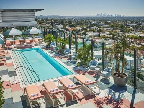 Pendry West Hollywood Rooftop Pool