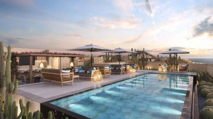 st regis residences penthouse pool