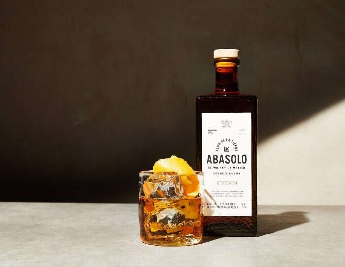 abasolo whisky cocktail and bottle