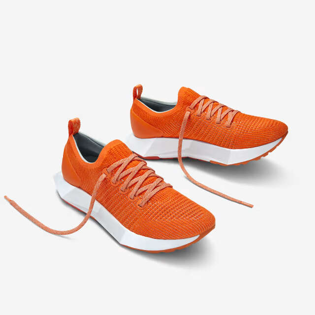allbird orange sneakers