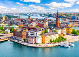 Stockholm's colourful architecture