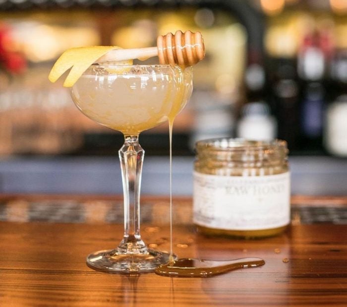 bees knees gin cocktail