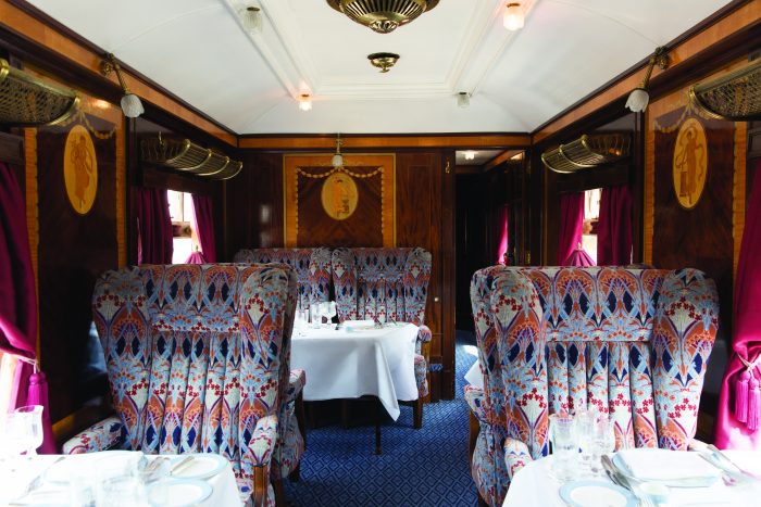 british pullman train interior