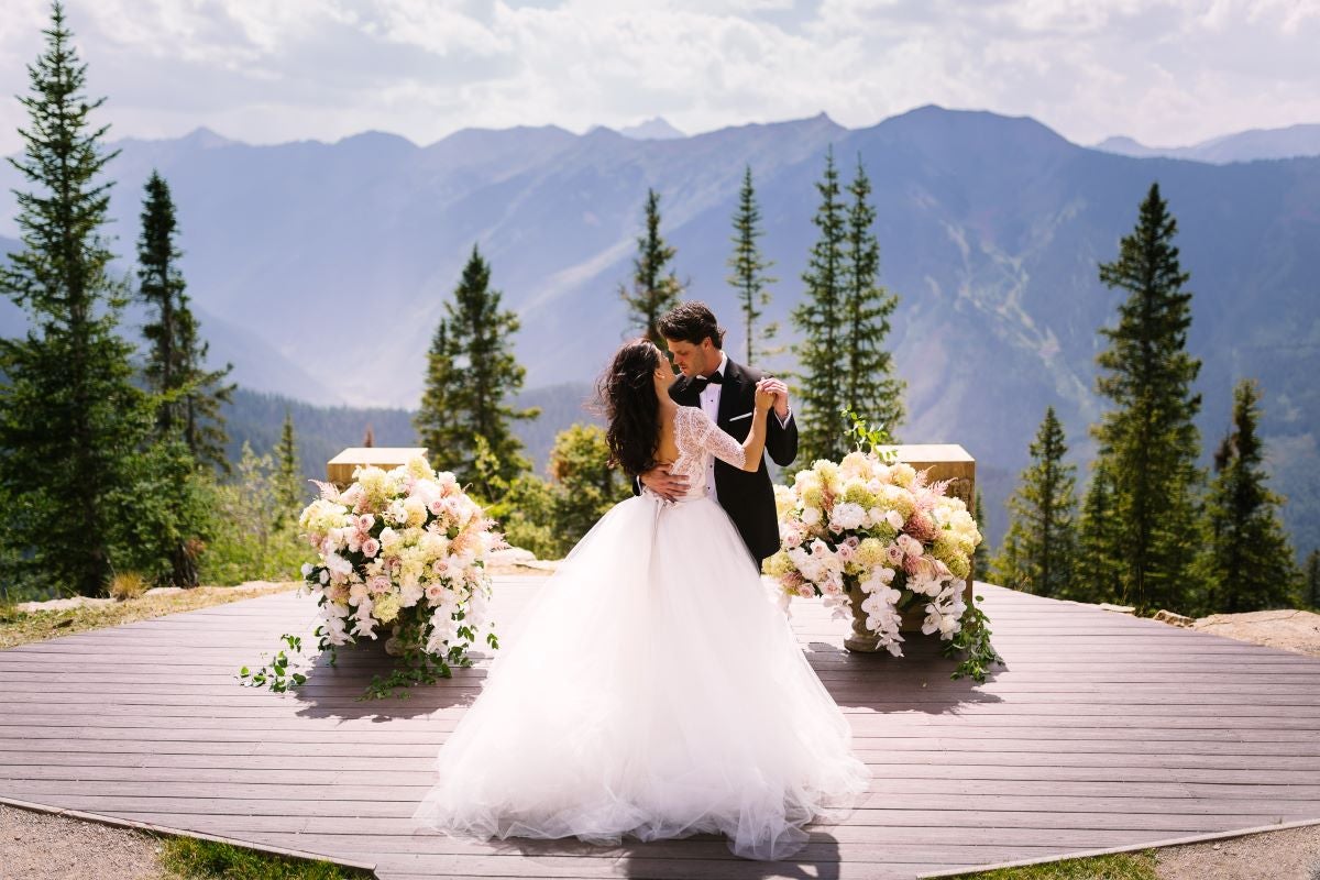 One Couple's Beautiful Winter Wedding in Santa Barbara, California