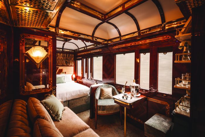 Venice Simplon-Orient-Express train interior cabin