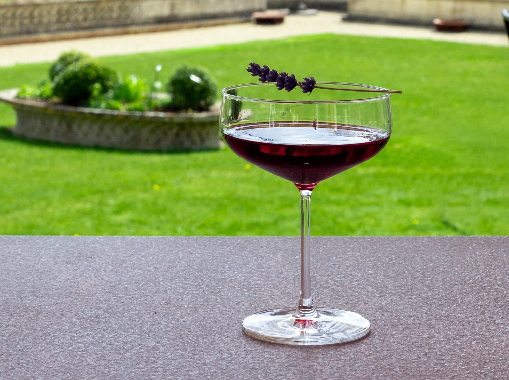 The Sour Cherry and Lavender Martini by Heckfield Place