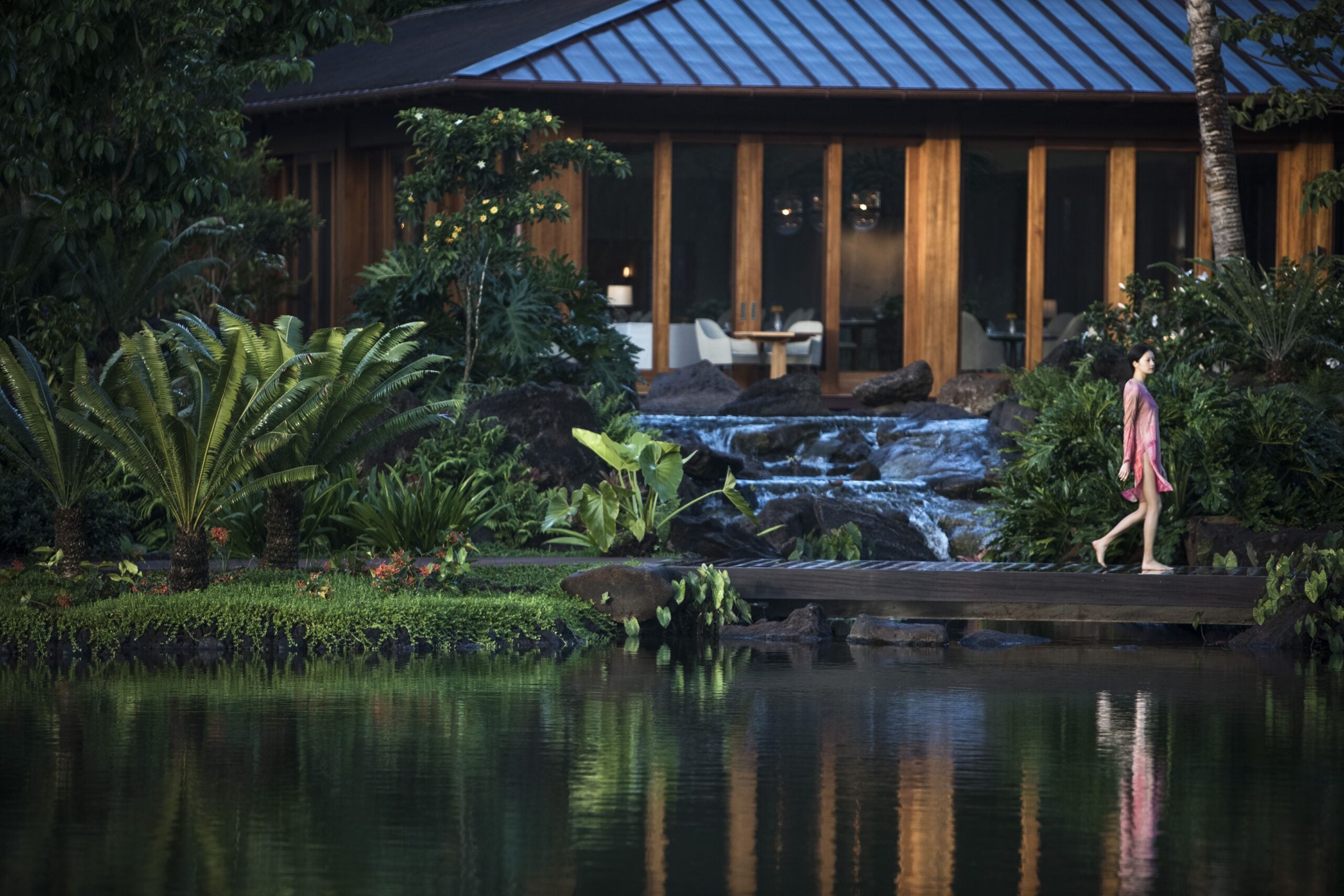 The gardens at Sensei Lanai A Four Seasons Resort