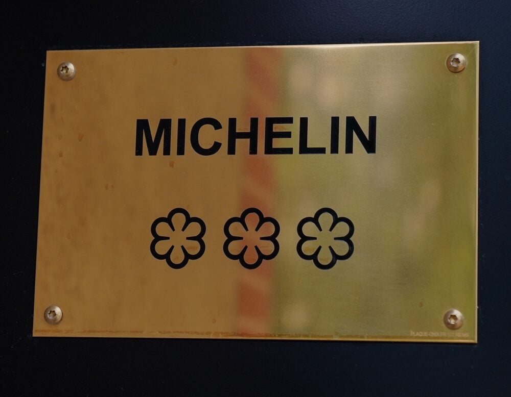 Michelin guide plaque