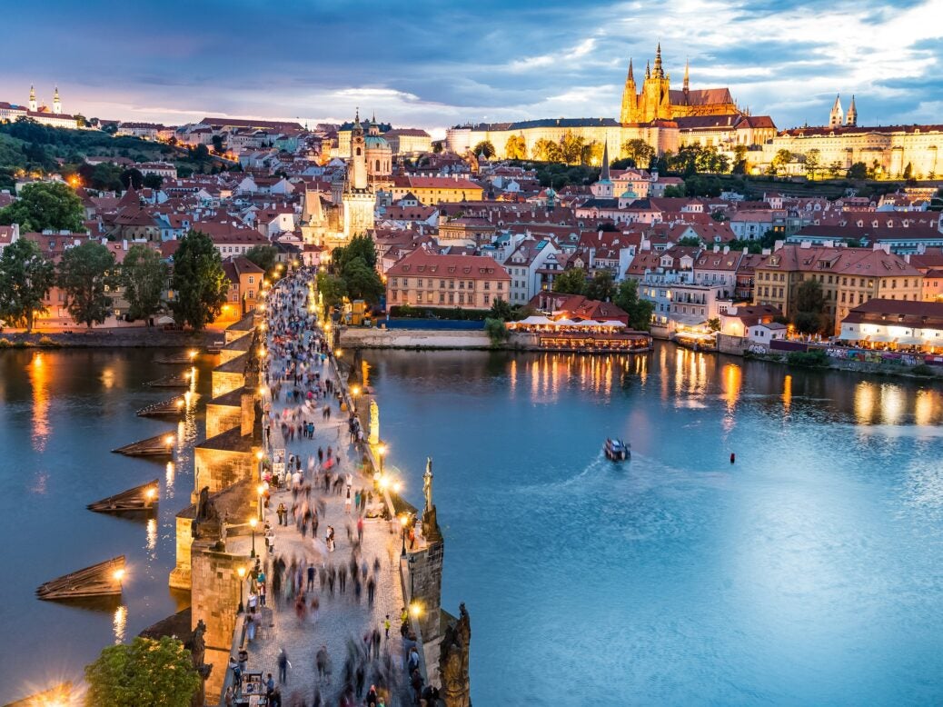 prague city view