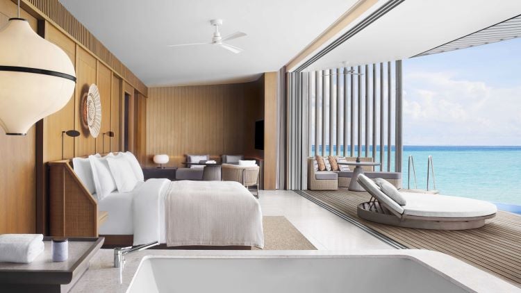 Double bedroom suite with ocean view