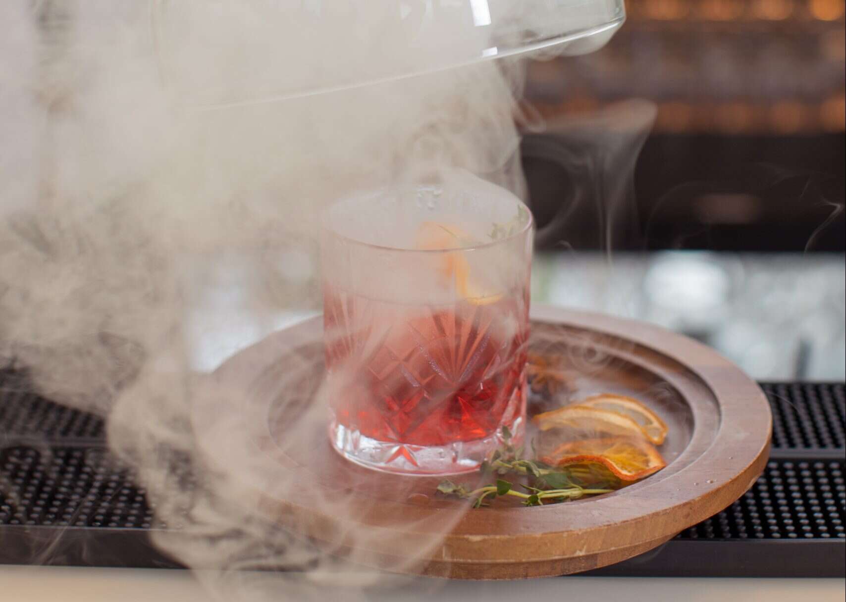 The Smoked Negroni by Hilton Lake Como